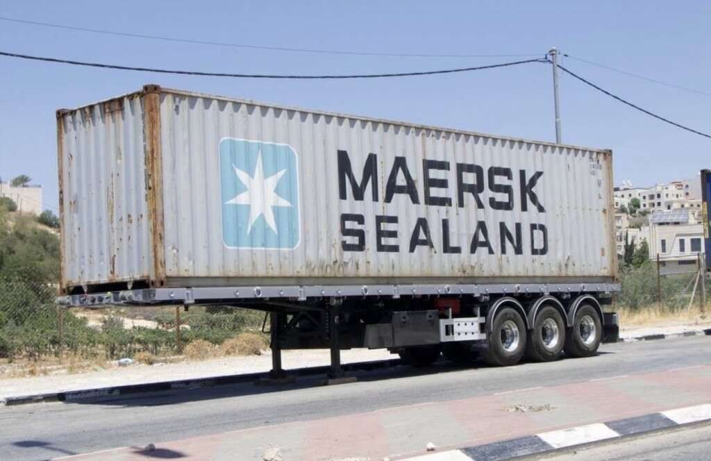 Η δανική εταιρεία Maersk εξάγει φορτία από παράνομους ισραηλινούς οικισμούς στις ΗΠΑ.